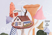 Soft days brush set., a Brush Add-On by Sentimental postman (Thumbnail 2 of 5)