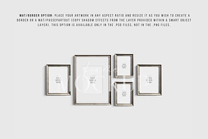 Gallery Wall Mockup Set Of 5 22