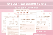 Eyelash Extension Forms Bundle, a Templates & Theme by MondaySpark (Thumbnail 1 of 11)