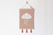 Poster Mockup Frame Boho Kids Mockup, a Print Template by BirdieFrames (Thumbnail 3 of 4)