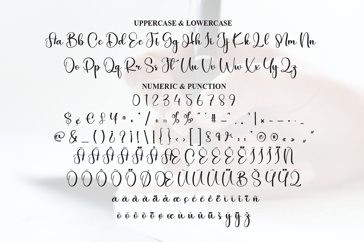 Angela Signature | Script Font, a Handwritten Font by Scratchones (Photo 7 of 8)