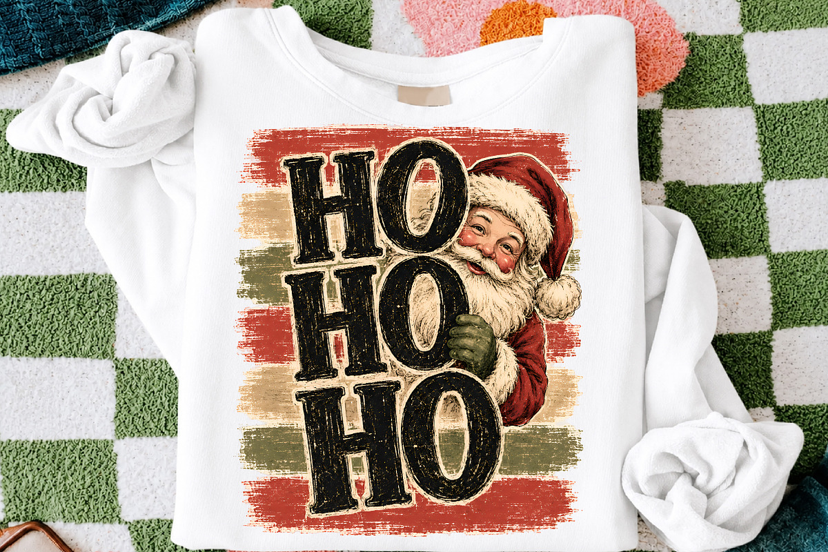 Ho Ho Ho Santa PNG,Vintage Christmas, a Seasonal Illustration by Libby Wishes (Photo 3 of 3)