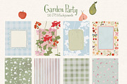 Whimsical Floral Backgrounds Frames, a Background Graphic by whiteheartdesign (Thumbnail 5 of 20)