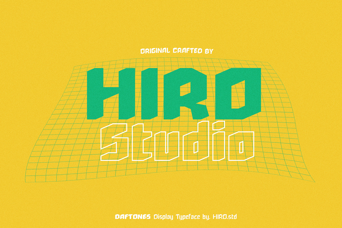 Daftones - Display Typeface, a Sans Serif Font by HIRO.std (Photo 4 of 10)