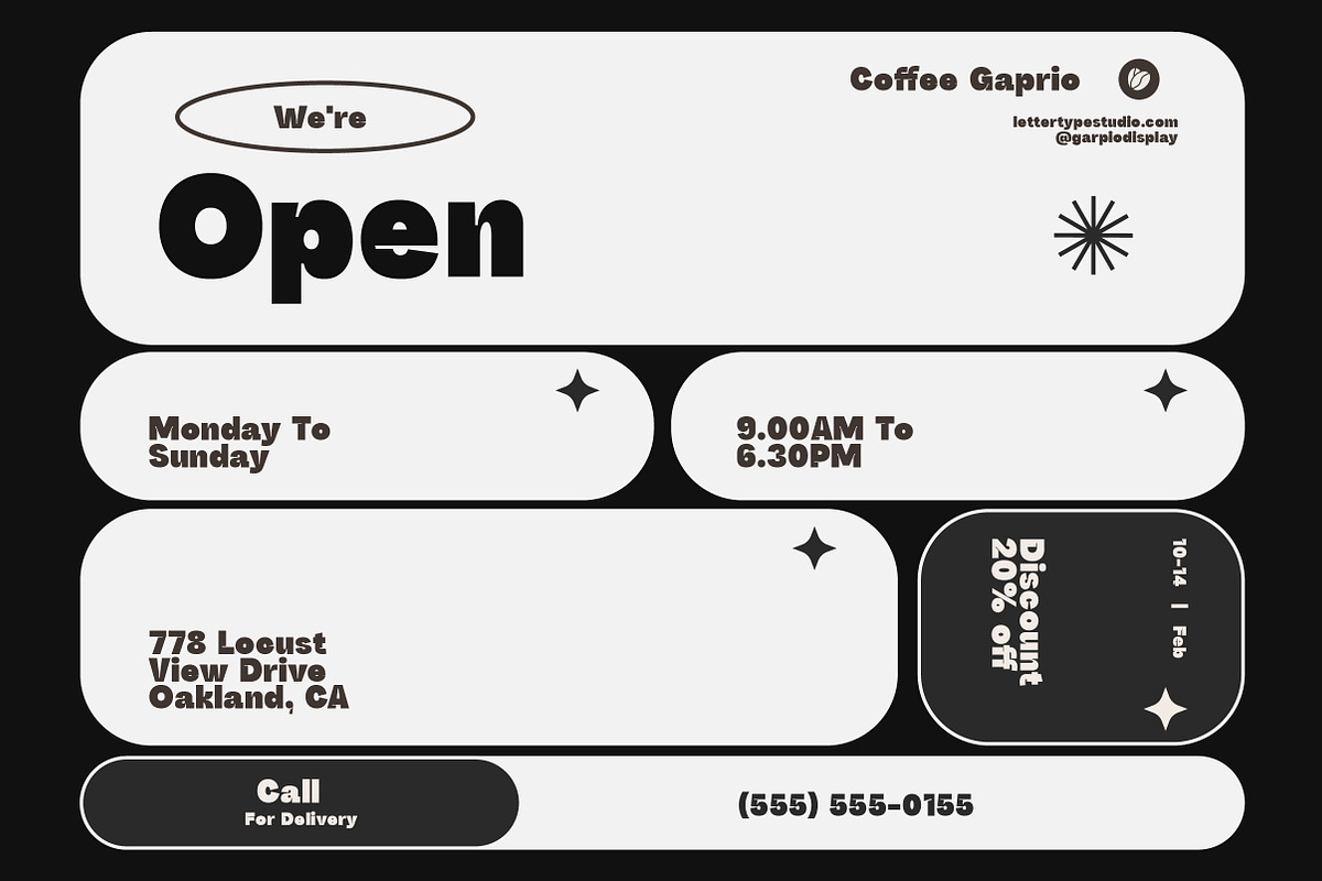 Gaprio Display a Bold Branding Sans, a Sans Serif Font by Lettertype Studio (Photo 4 of 15)