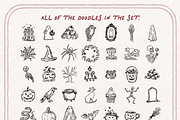 Vintage Halloween Clipart, Spooky, a Seasonal Illustration by The October Creative (Thumbnail 5 of 7)