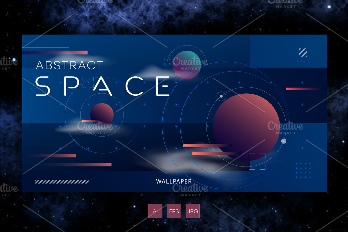 Abstract space #1, an Illustration by STORE KENO