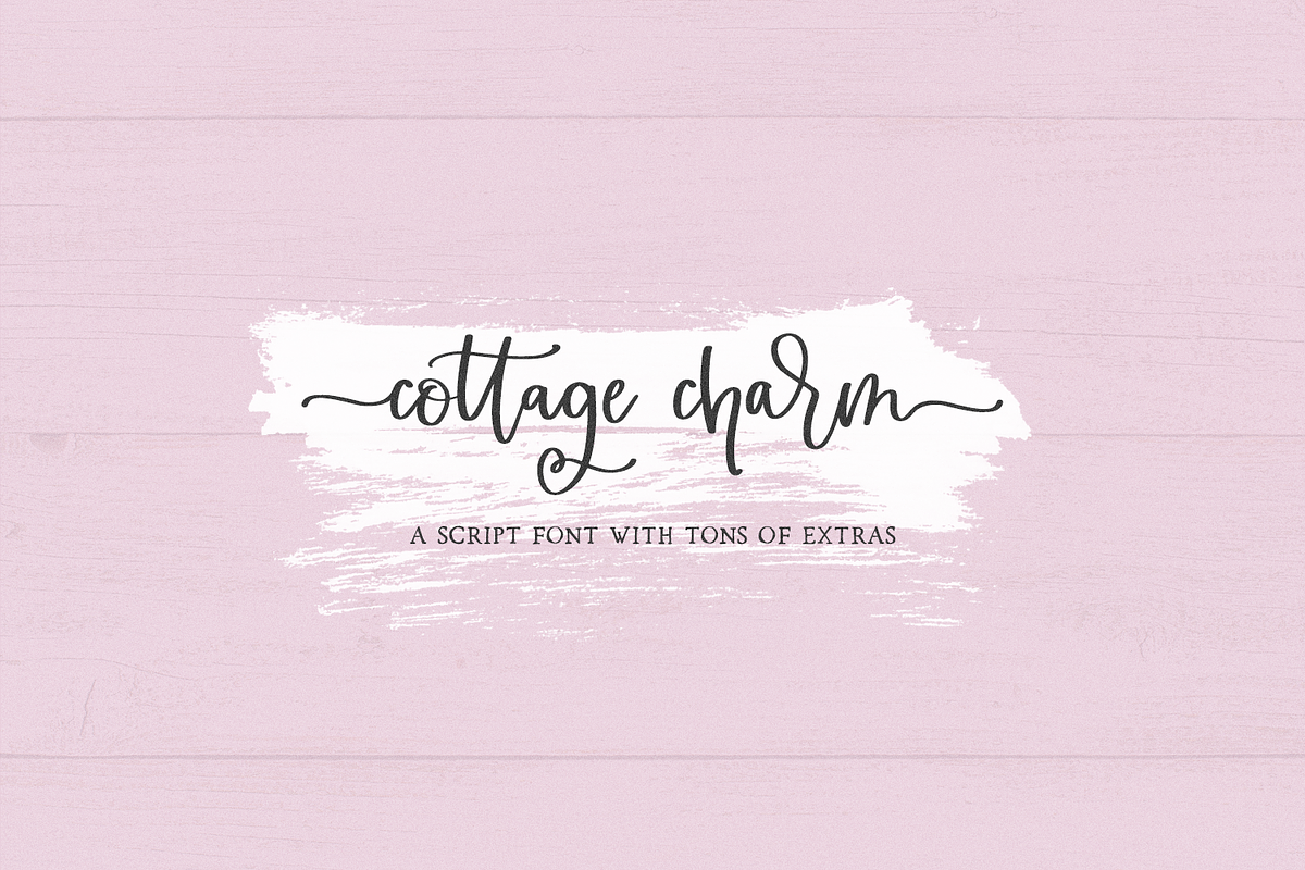 Cottage Charm Calligraphy Font, a Script Font by Beck McCormick (Photo 1 of 10)
