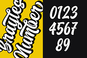 Brayles + Extrude, a Script Font by Blankids Studio (Thumbnail 7 of 15)