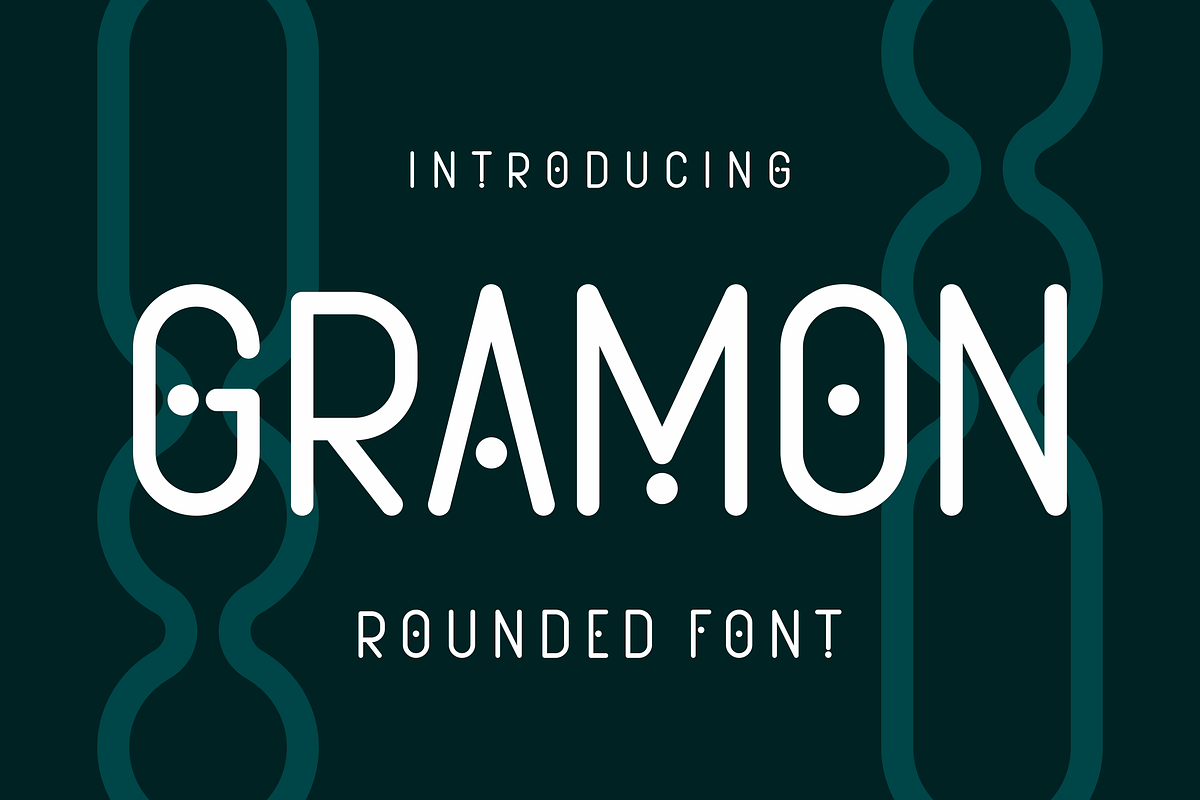 Gramon - Rounded Font, a Sans Serif Font by lelevien (Photo 1 of 4)