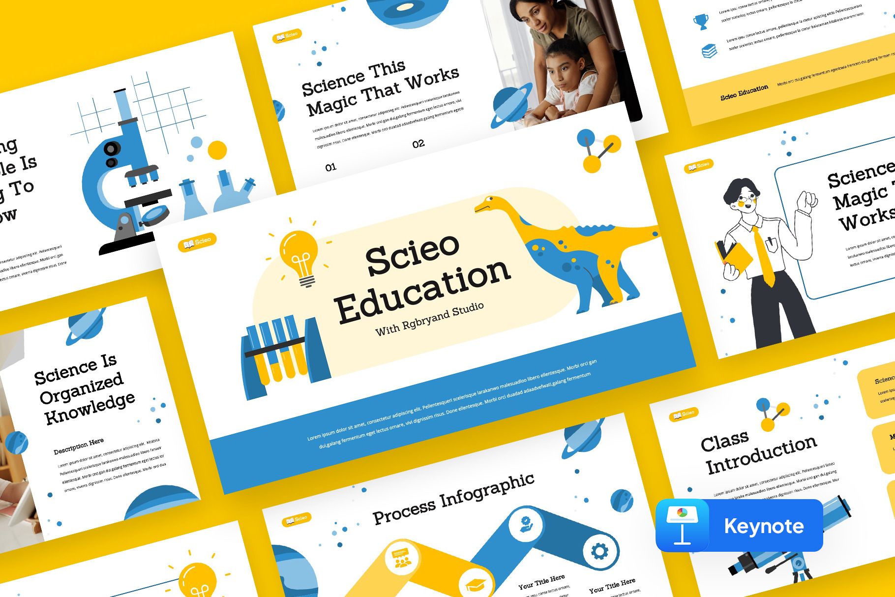 SCIEO - Keynote Template, a Presentation Template by rgbryand