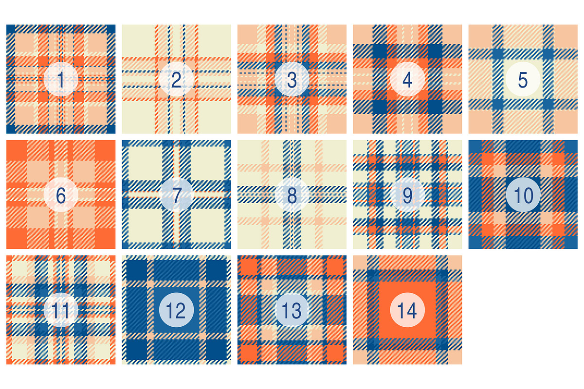 #267 Warm Cozy Blankets, a Pattern Graphic by Plaid4You (Photo 2 of 5)
