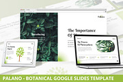 Palano - Botanical Goolge Slides, a Presentation Template by SlideFactory (Thumbnail 1 of 4)