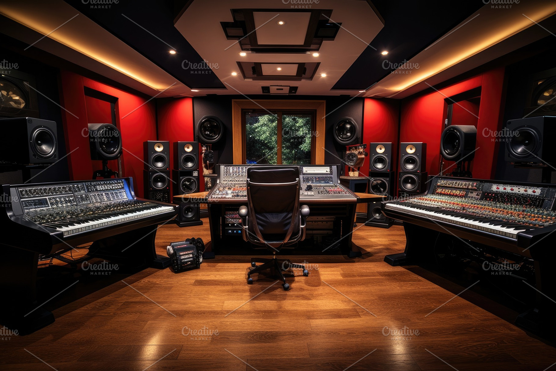 A professional recording studio equi, a Photo by Iftikhar Alam