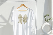 Magnolia Spring Flowers Ribbon Bow, a Decorative Illustration by PawGraphic (Thumbnail 9 of 11)