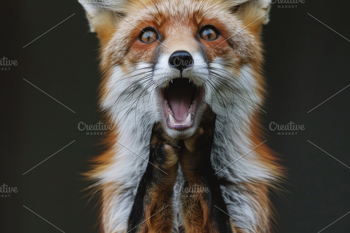 236 surprised animals, an Animal Photo by Handmadefont (Photo 52 of 241)