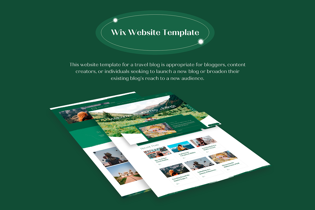 Wix Website Template Travel Blog, a Wix Template by Wixify Studio (Photo 5 of 10)
