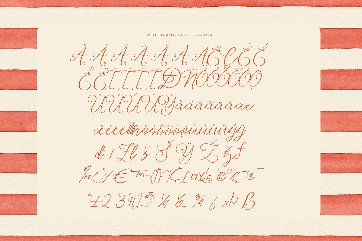 Amora Handmade Written Script, a Script Font by Fortunes Co (Photo 5 of 13)
