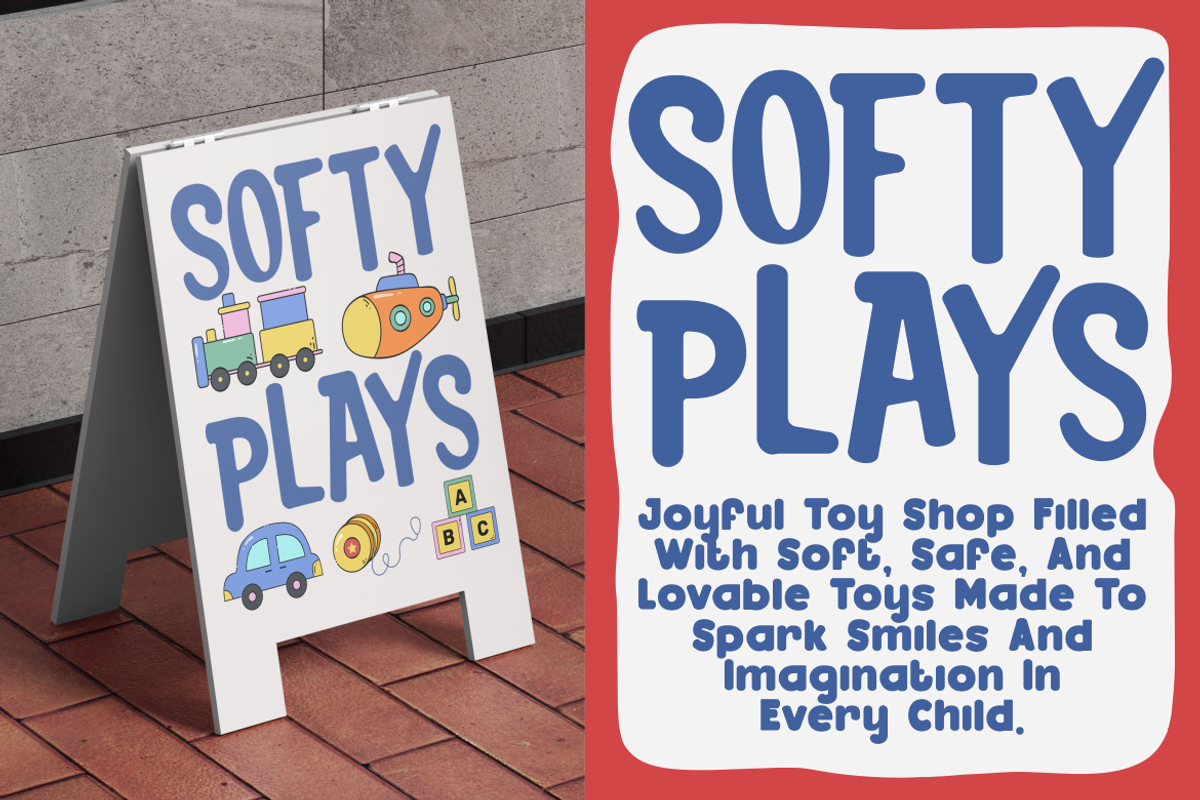 Play Block Playful Display Font, a Font by PutraCetol Studio (Photo 4 of 5)