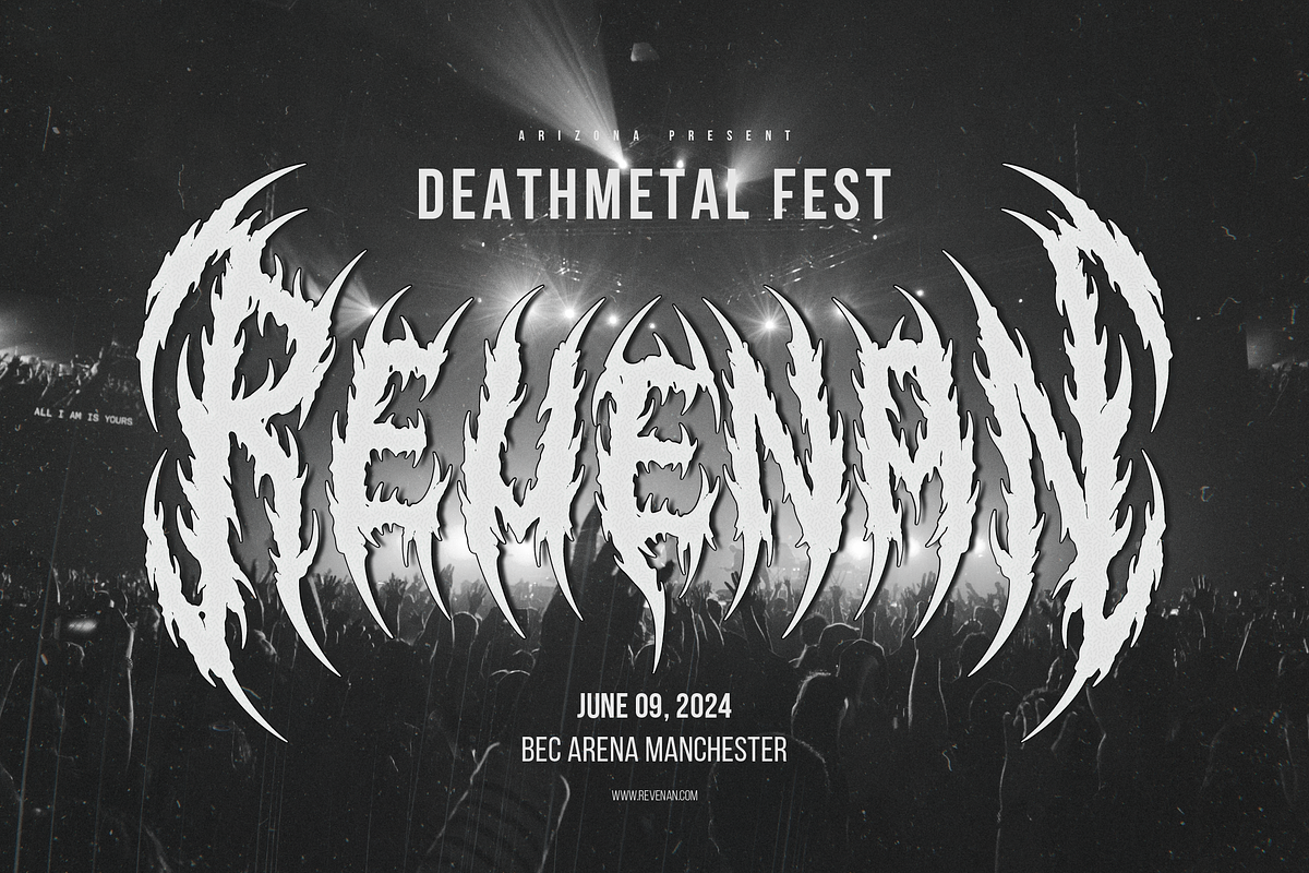 Agonaze | Black Metal Font, a Blackletter Font by Denustudios (Photo 5 of 12)