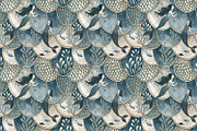 Seamless Pattern Set Marine Fantasy, a Pattern Graphic by Designs by Helen Trupak (Thumbnail 2 of 8)