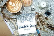 Winter Sea: Boho Style PSDMockup — 1, a Pens & Pencil Mockup by Boho Mockup (Thumbnail 1 of 3)