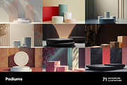 Podiums. 71 images, a Decorative Illustration by Handmadefont (Thumbnail 7 of 14)