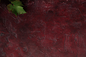 Red Wine Bottles and Glass with Grapevine on Rustic Background, a Food & Drink Photo by Natalia Klenova's Shop