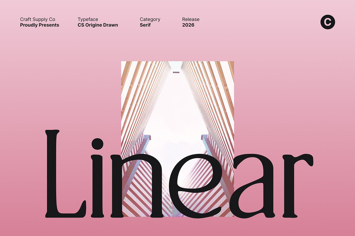 CS Origine Drawn, a Serif Font by Craft Supply Co. (Photo 7 of 8)