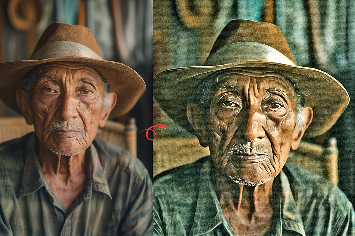 Vibrant Oil Paint Photoshop Action, an Action Add-On by MRI STUDIO (Photo 6 of 18)