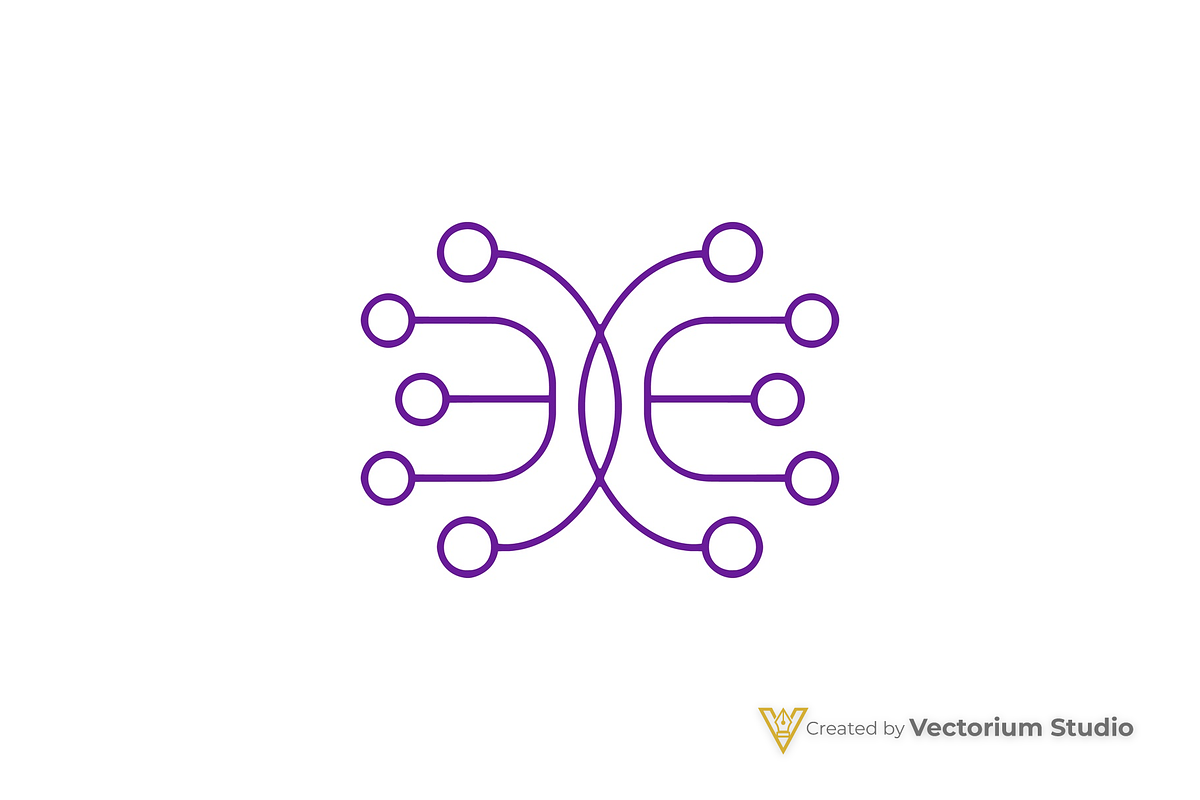 Network Nodes Abstract Logo, a Branding & Logo Template by Vectorium Studio (Photo 9 of 15)