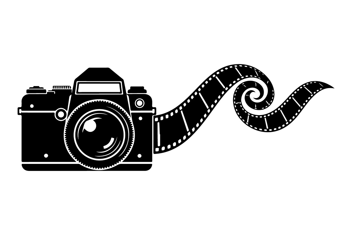 Vintage Camera Film Silhouette, an Object Illustration by yasushie (Photo 23 of 31)