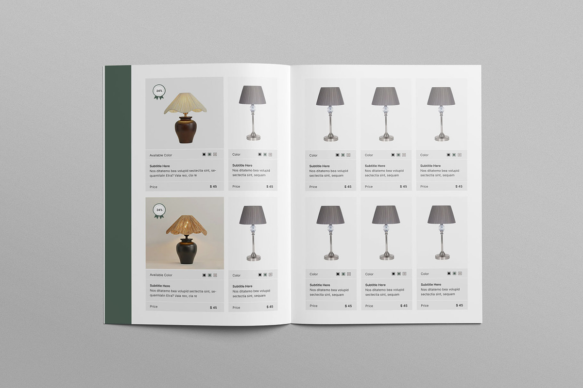 Product Catalog Template, a Brochure Template by KreateTribe (Photo 9 of 9)
