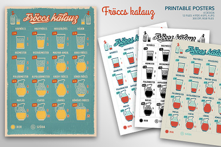 Fröccs kalauz Poster