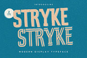 STRYKE - Modern Display Typeface, a Font by Gassstype (Thumbnail 1 of 8)