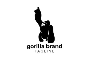 Gorilla logo template