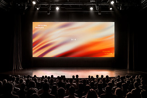 Event Screen Mockup, an Advertising Mockup by Design Squad