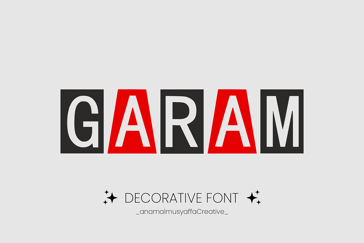 Decorative Title Font Types, a Font by KiddoGlyphs Studio (Photo 2 of 4)