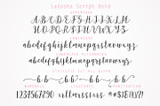 Latosha Script, a Script Font by Genesis Lab (Thumbnail 7 of 9)