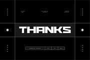 Nimbez - Futuristic Display Font, a Sans Serif Font by Typeagle (Thumbnail 11 of 11)