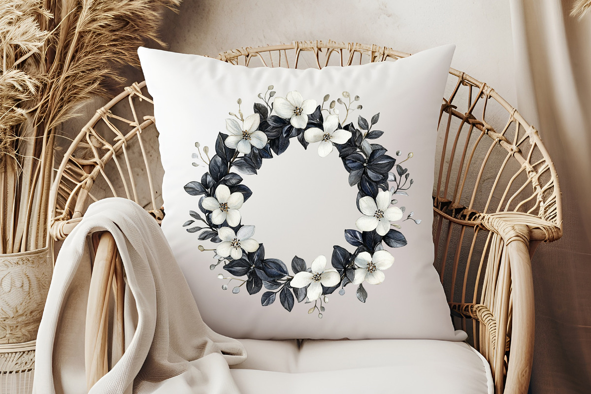 Black and White Christmas Clipart, an Illustration by Pixels.Craft (Photo 4 of 7)