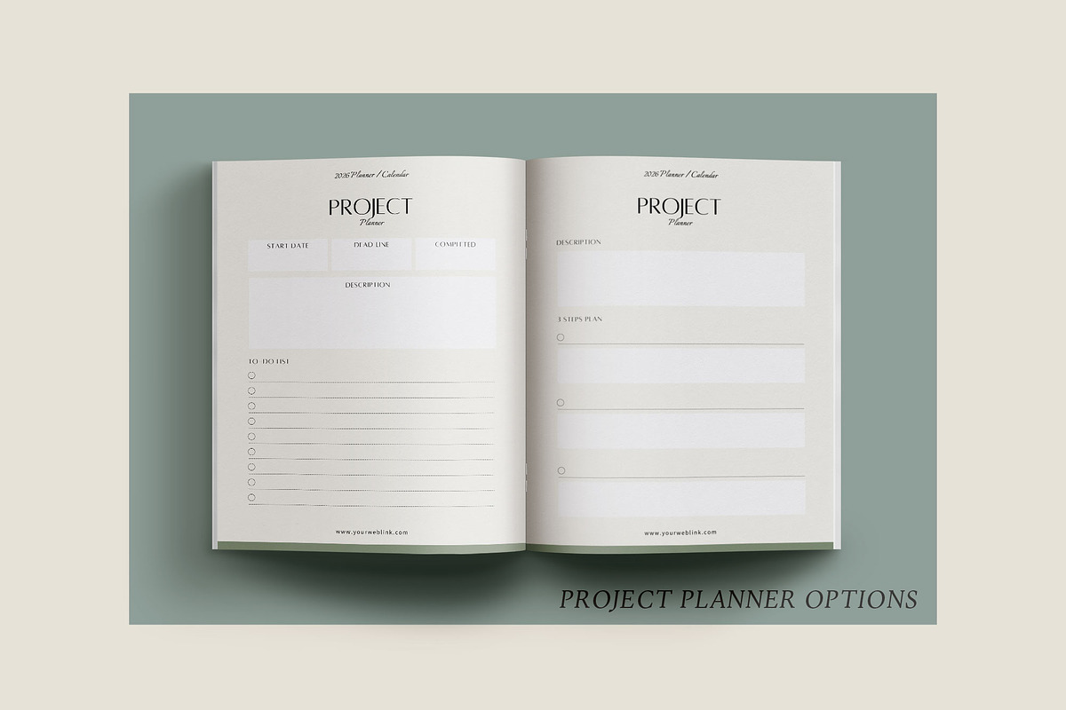 2026 Canva Planner & Calendar kit, a Magazine Template by 3.14&Co (Photo 6 of 10)