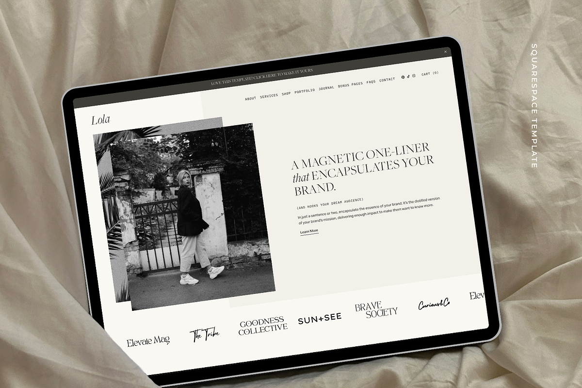Squarespace Template For Counsellors, a Squarespace Template by Candor Templates (Photo 8 of 19)