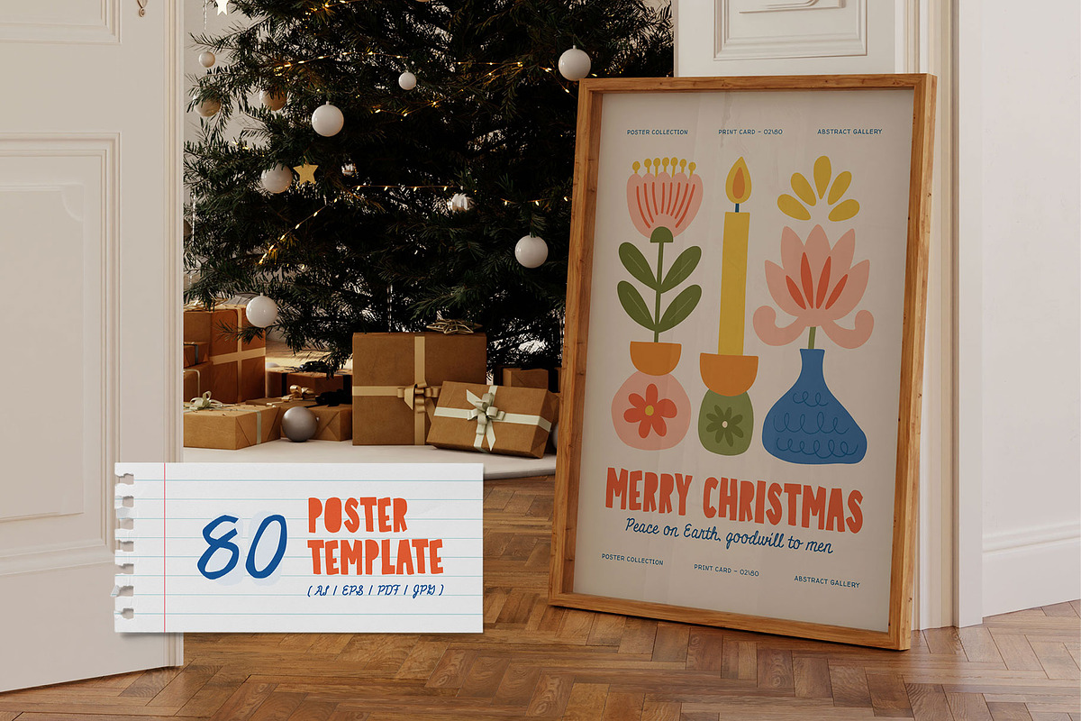 Abstract Christmas | WallArt Creator, an Object Graphic by Leleka.Store (Photo 5 of 20)