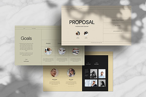 Business Proposal PowerPoint, a Presentation Template by White Graphic