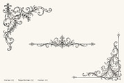 Border, Corner & Divider Collection, a Decorative Illustration by AW Studios (Thumbnail 7 of 20)