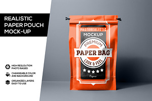 Paper Pouch Mockup Pack