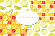 Set of watercolor citrus fruits, an Illustration by Elena Dorosh (Thumbnail 4 of 6)