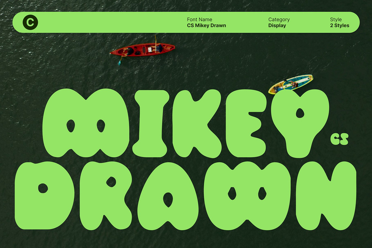 CS Mikey Drawn, a Sans Serif Font by Craft Supply Co. (Photo 1 of 8)