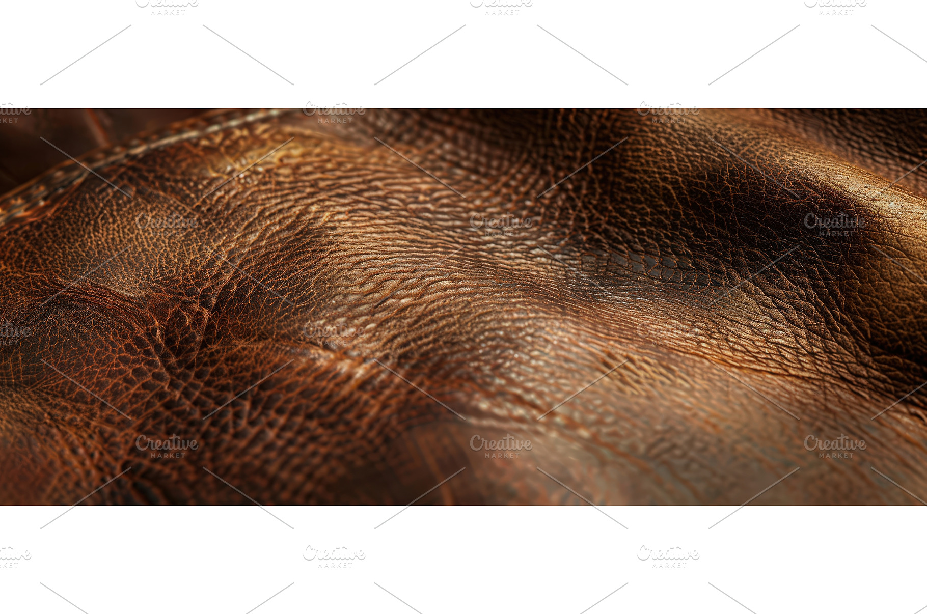 Close-Up of Brown Aged Leather with, a Background Photo by piter.goskov